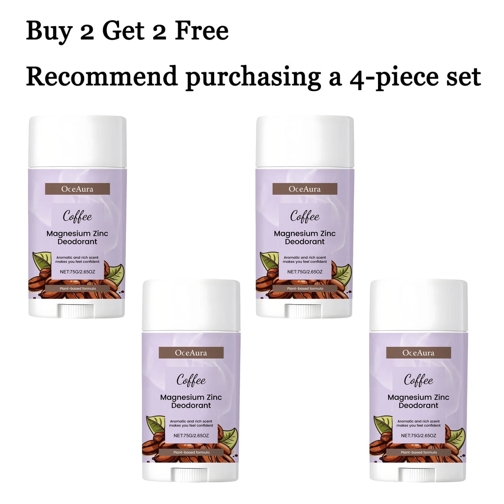 75g Body Deodorant Balm Stick Moisturizing Remove Sweat Odor Refreshing Non-greasy Anti-oxidants Body Deodorant Lotion Stick Oasis Select 4 pcs United States
