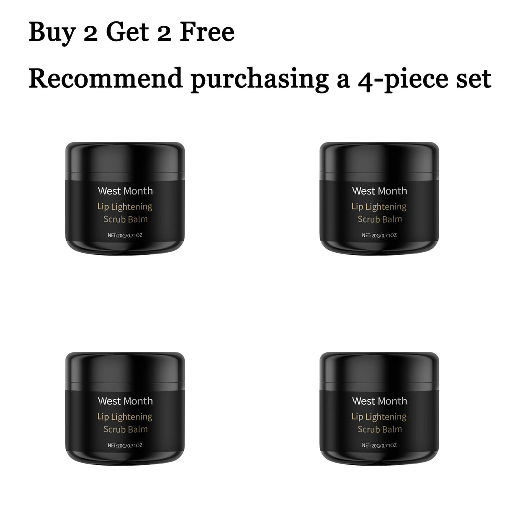 20G Lip Scrub Balm Moisturizing Skin Reduce Dryness Nourishing Gentle Remove Dead Skin Restoring Gloss Brightening Improve Skin Texture Lip Exfoliating Balm Oasis Select 4 pcs United States