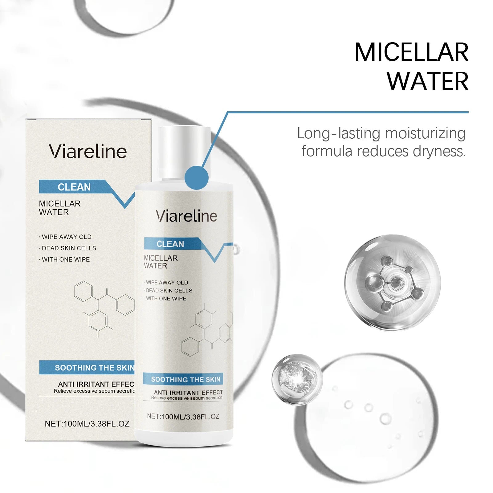 Makeup Remove Water Gentle Cleaning Pore Dirts Moisturizing Skin Remove Dead Skin Improve Skin Texture Makeup Remove Water Oasis Select