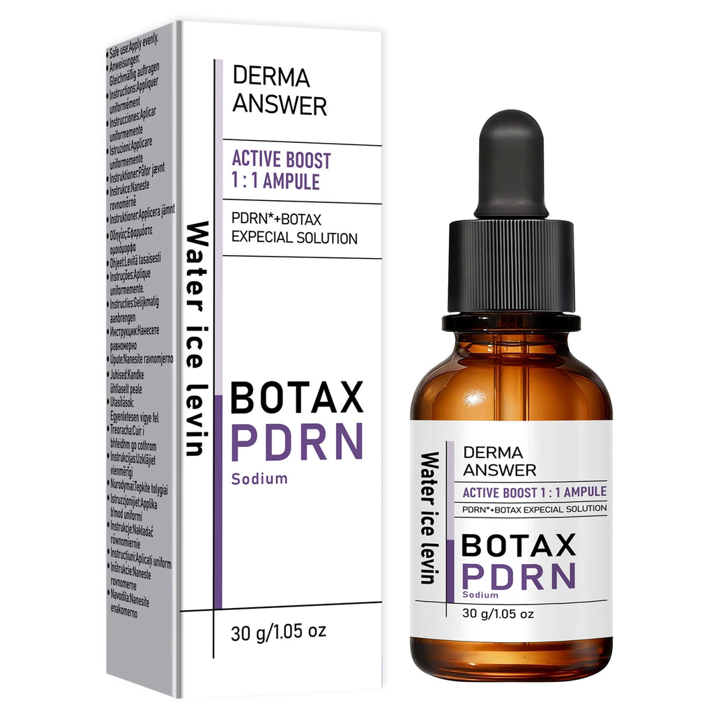 DERMA ANSWER Ampoule – PDRN, Botax, Hyaluronic Acid & Niacinamide Face Serum Ampoule Oasis Select black 30g