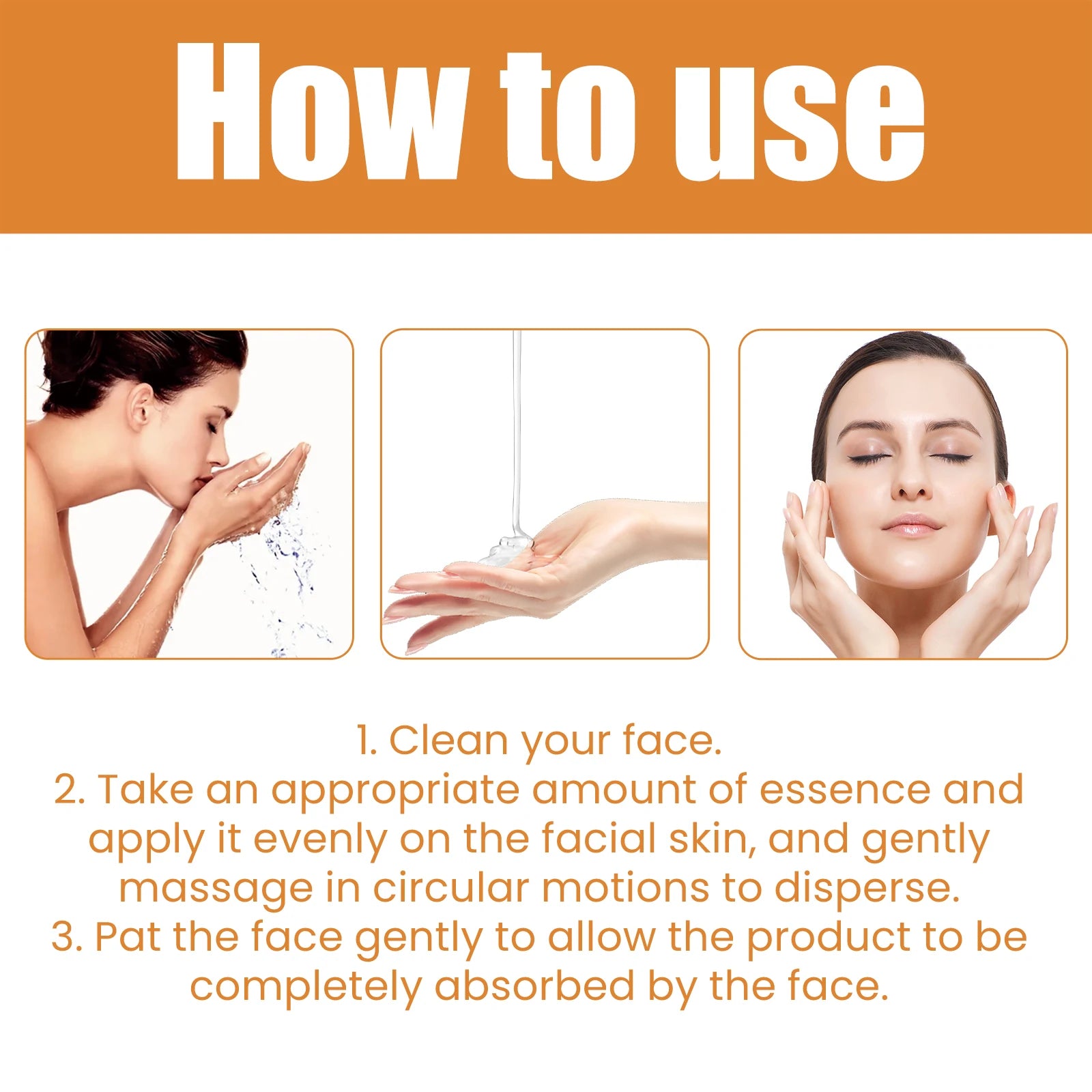 50ML Vitamin C Face Serum Deep Moisturizing Anti-oxidant Boosts Skin Elasticity Fade Fine Lines Firming Reduce Dullness Glowing Facial Serum Oasis Select