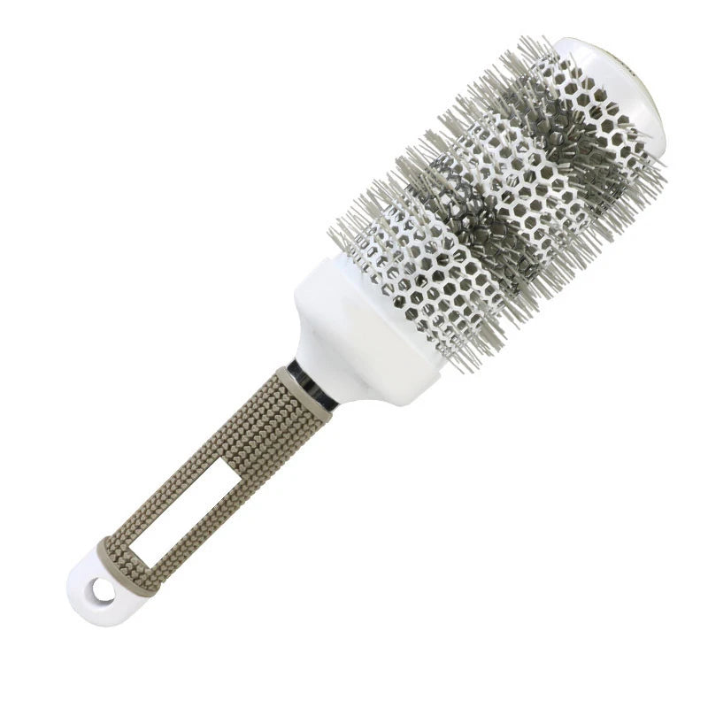 Thermal Round Barrel Hair Brush – Nylon Salon Styling Comb Round Barrel Hair Brush Oasis Select LG04-53