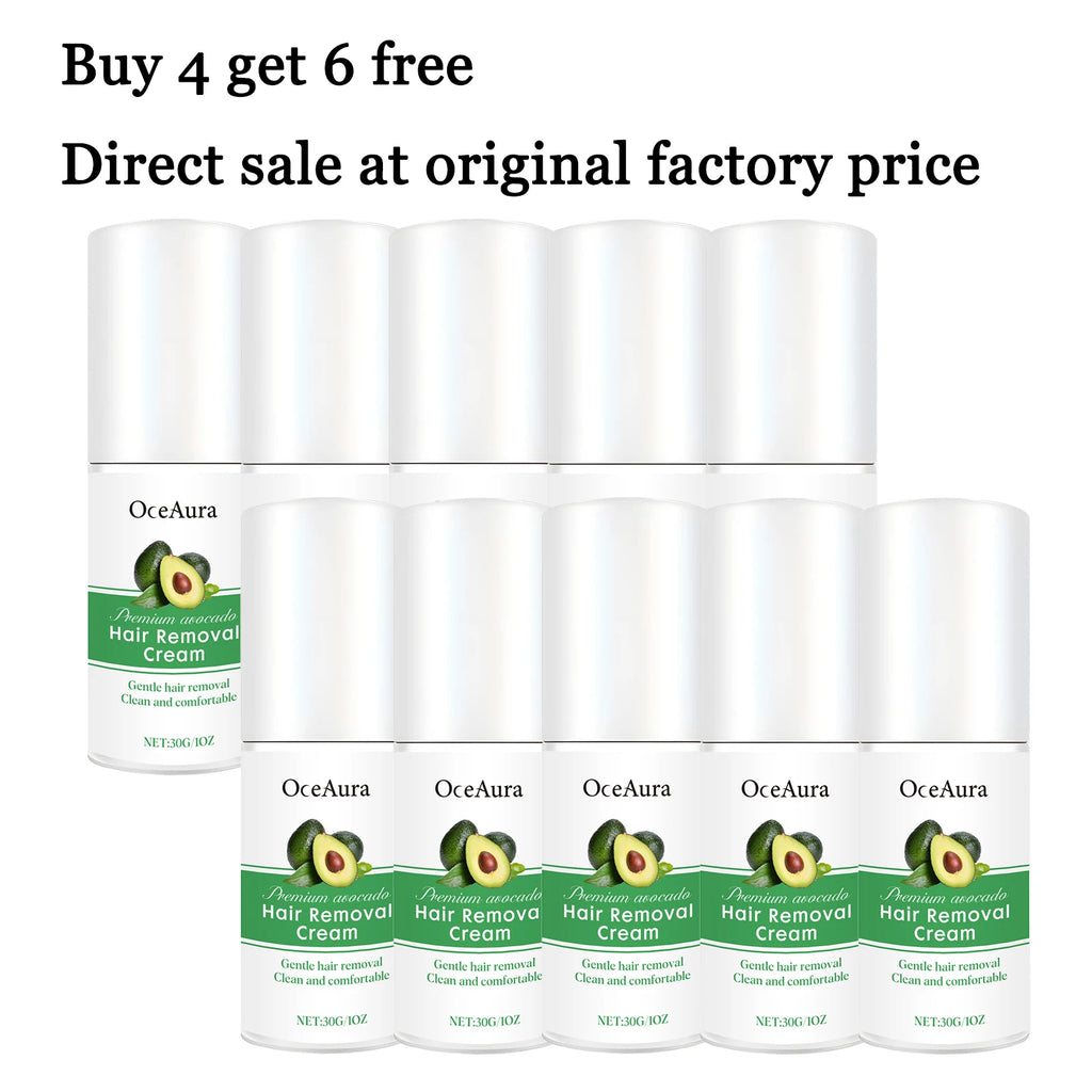 30G Avocado Hair Removal Cream Gentle Cleaning Pore Non-irritating Enhance Smoothness Soothing Discomfort Hair Remove Lotion Oasis Select 10 pcs United States