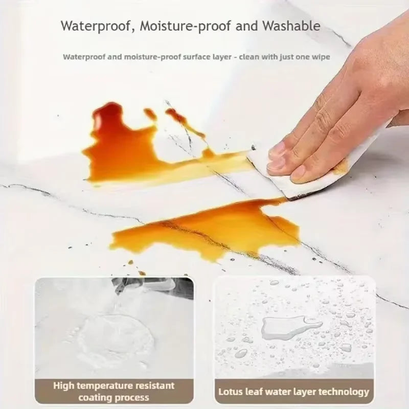 A Roll Self-Adhesive Waterproof Imitation Ceramic Tile Wall Sticker 40cm X 3m Suitable For Bedroom And Living Room Decoration. Oasis Select
