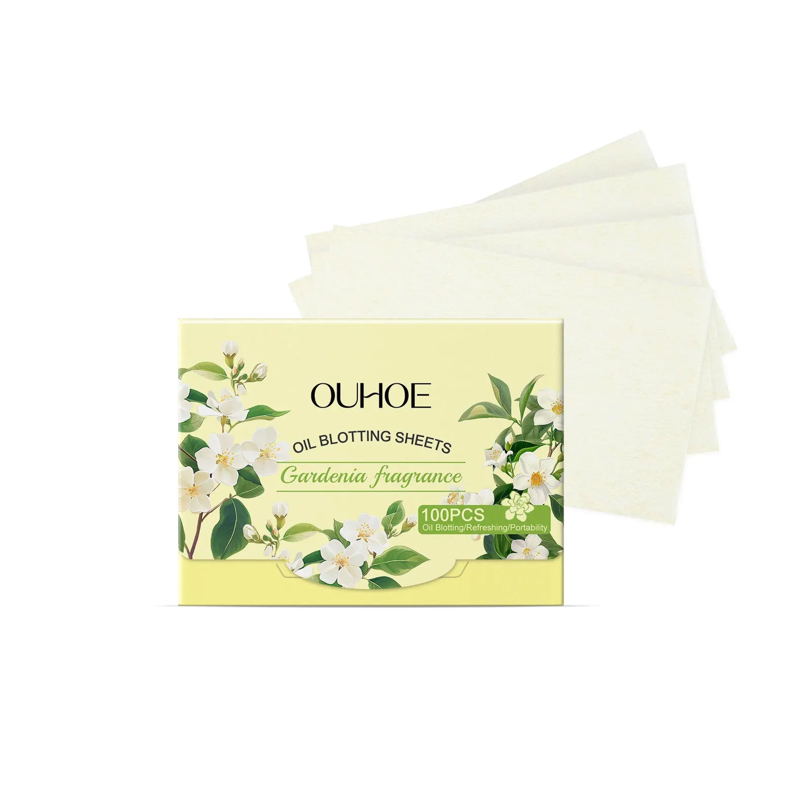 100 Pieces Multi Scent Oil Blotting Paper Face Oil Control Sheets Keep Skin Fresh Comfortable Non-irritating Oil Absorbing Sheet Oasis Select Gardenia United States