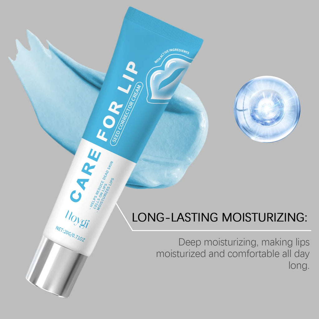 20g Lip Care Cream Gentle Moisturizing Enhance Gloss Nourishing Improve Elasticity Remove Dead Skin Smoothing Restoring Lip Cream Oasis Select