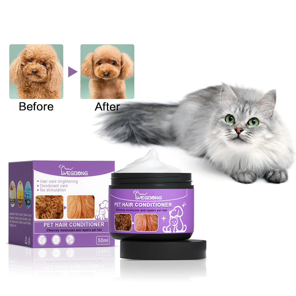 YEGBONG Pet Hair Conditioner – Anti-Knot & Odor Removal 50ml Pet Hair Conditioner Oasis Select