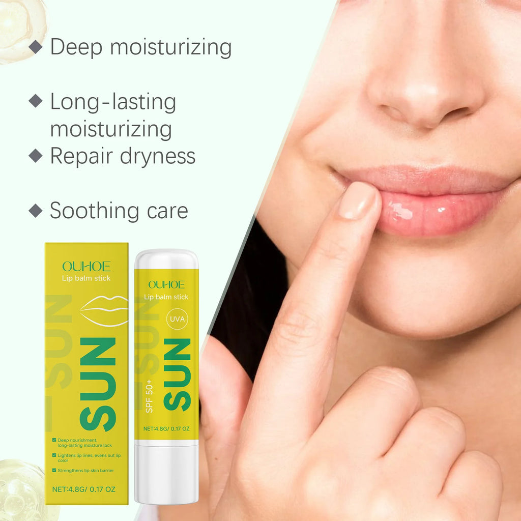 4.8G Lip Care Balm Deep Moisturizing Remove Dead Skin Nourishing Fade Fine Lines Strengthening Barrier Sunblock Lip Cream Oasis Select