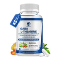 LUKAREE 10 in 1 GABA Capsules with L-Theanine,Ashwagandha,Ginkgo Biloba for Sleep,Relaxation,Focus,Mood Support,Cortisol Balance Oasis Select 90pcs 3bottles United States