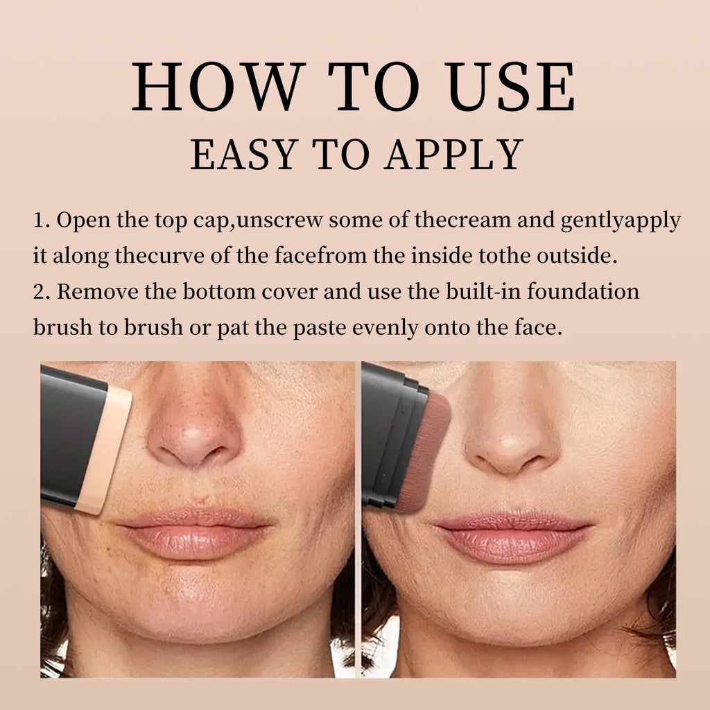 O'cheal Two In One Concealer Foundation Stick Facial Matte Waterproof Bronzer Contouring Face Coverage Moisturizing Makeup Cream Oasis Select