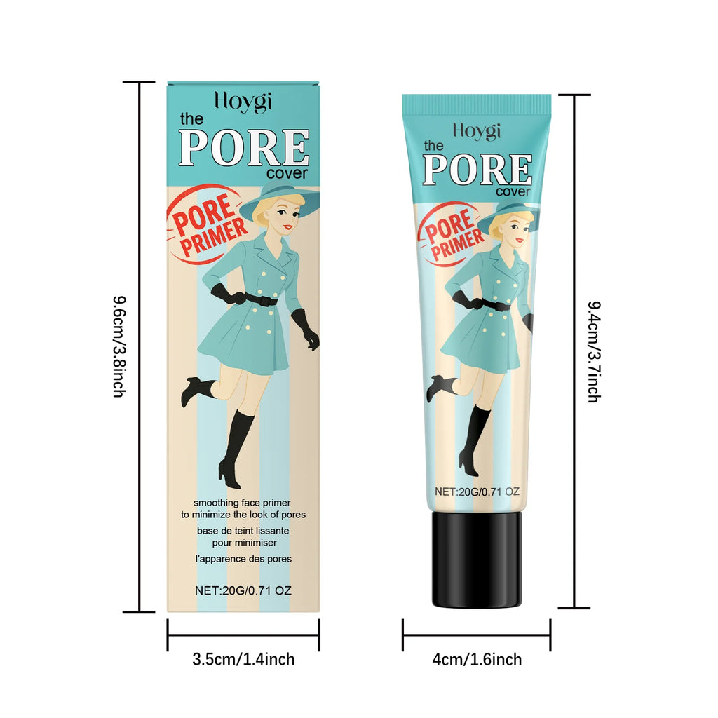 Hoygi Face Makeup Pore Primer Moisturizing Long Lasting Non-sticky Even Skin Tone Oil Control Sweatproof Smoothing Pore Primer Oasis Select