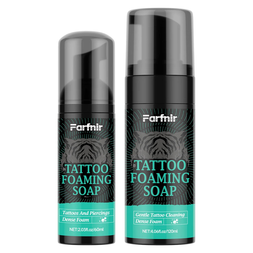 TATTOO FOAMING SOAP Tattoo cleaning foam moisturizes and smooths both new and old tattoos, ensuring they remain shiny and clear Oasis Select TATTOO FOAMING SOAP 180ml