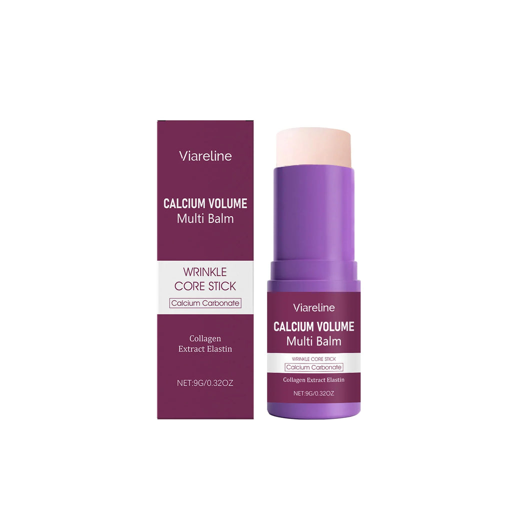 9g Calcium Volume Face Balm Gentle Moisturizing Non-greasy Smoothing Anti-aging Firming Collagen Face Cream Stick for Neck Faces Oasis Select 9g United States