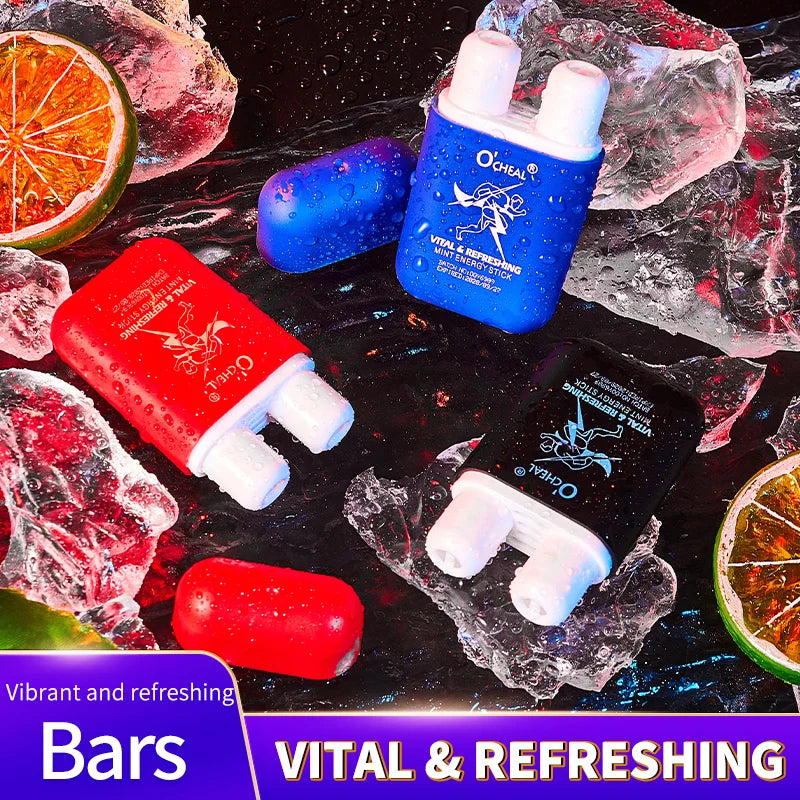 O'cheal Double Hole Cooling Mint Energizing Inhaler Stick Aromatherapy Inhaler Stick Oasis Select