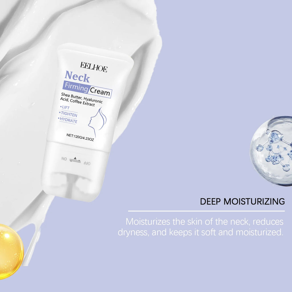 120G Neck Cream Roller Deep Moisturizing Improve Smoothness Enhance Firmness Lifting Tightening Fade Fine Lines Neck Care Lotion Oasis Select