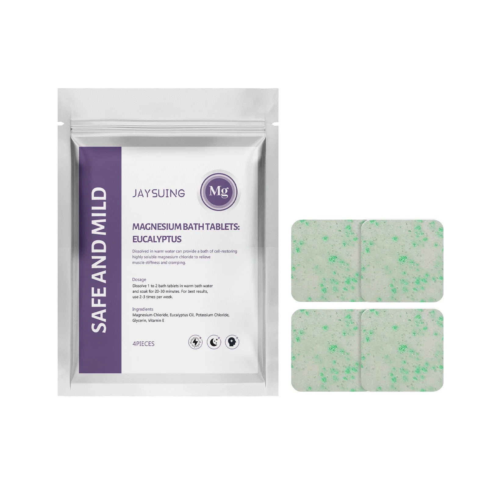 Aromatherapy Shower Steamers – Stress Relief Bath Tablets 4-Pack Shower Steamer Tablets Oasis Select