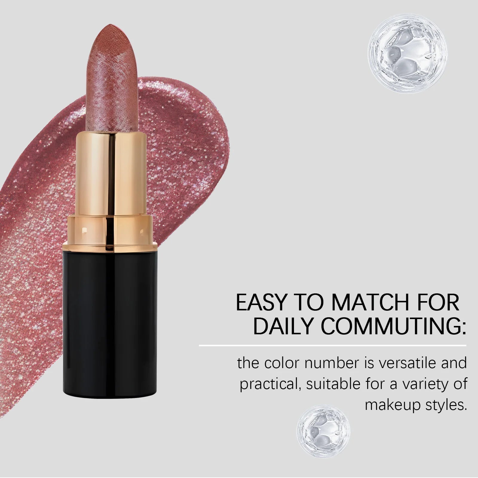 4g Multi Color Lip Stick Easy Coloring Lasting Enhance Gloss Booster Smoothing Plumpinp Hydrating Non-sticky Shiny Lip Gloss Oasis Select