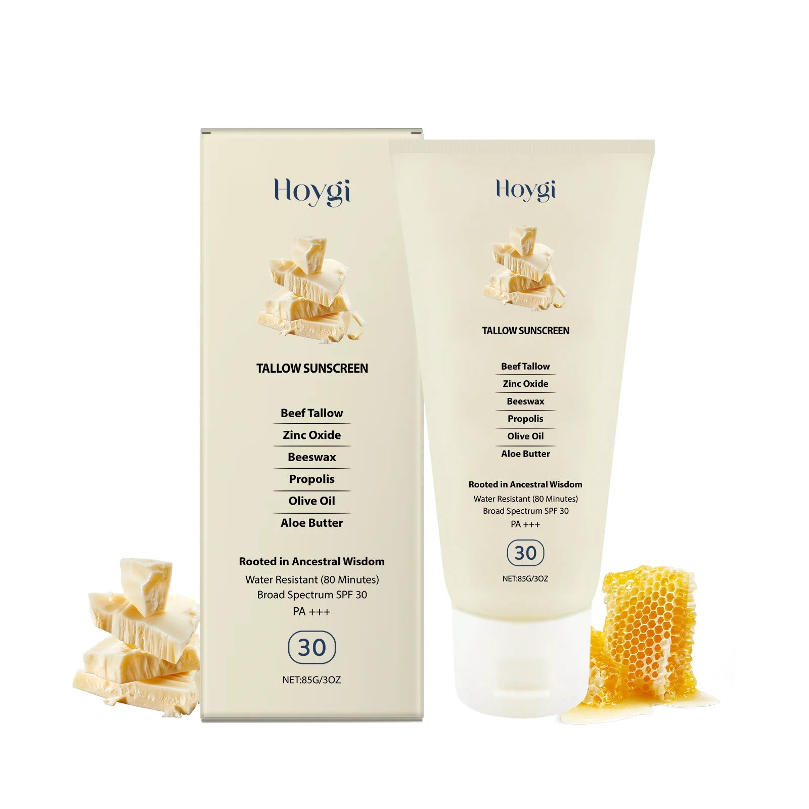 85g SPF30 Body Sunscreen Lotion Lightweight Refreshing Non-sticky Breathable Sweatproof Anti-UV Glowing Hydrating Sunblock Cream Oasis Select 85g United States