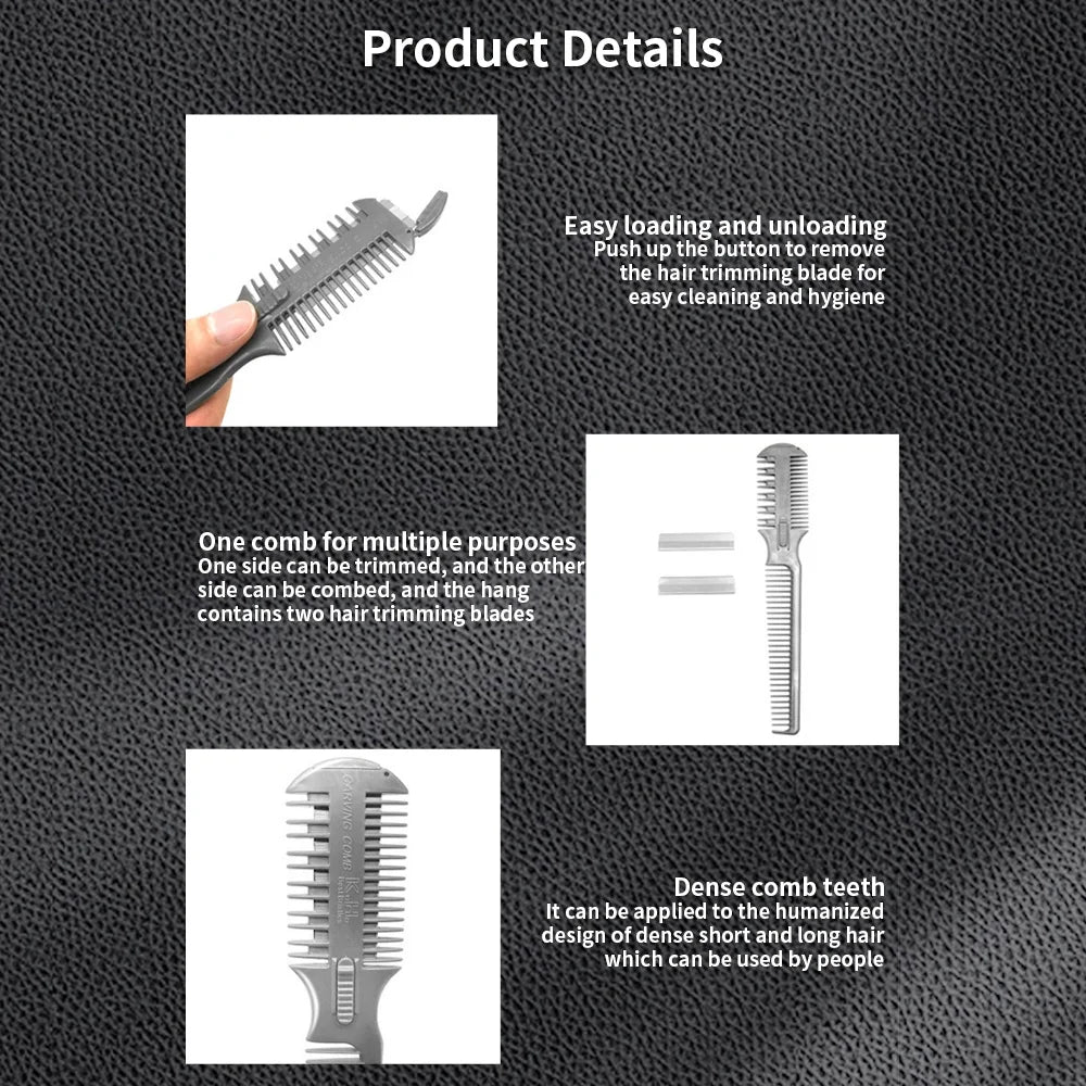 Razor Hair Cutter Comb – Trim, Thin & Style All Hair Types Hair Razor Comb Oasis Select
