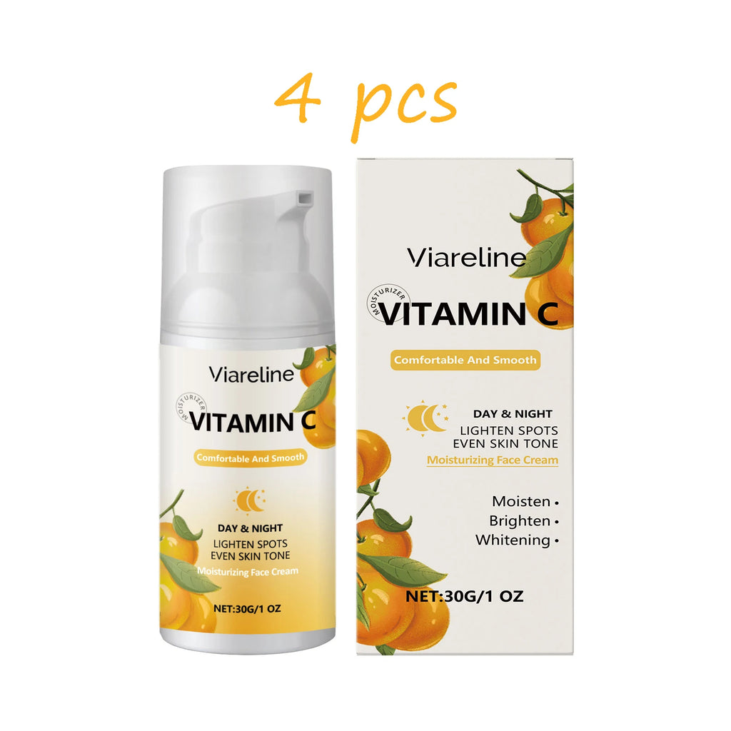 Viareline Vitamin C Face Cream Antioxidant Lifting Smoothing Enhance Skin Elasticity Deep Moisturizing Softening Face Cream Oasis Select buy 2 free 2 United States