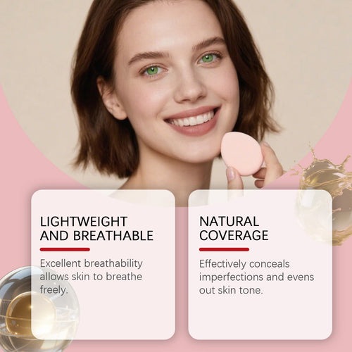 15g Moisturizing Face Foundation Cushion Smoothing High Concealer Oil Control Balance Skin Tone Sweatproof Face Foundation Oasis Select