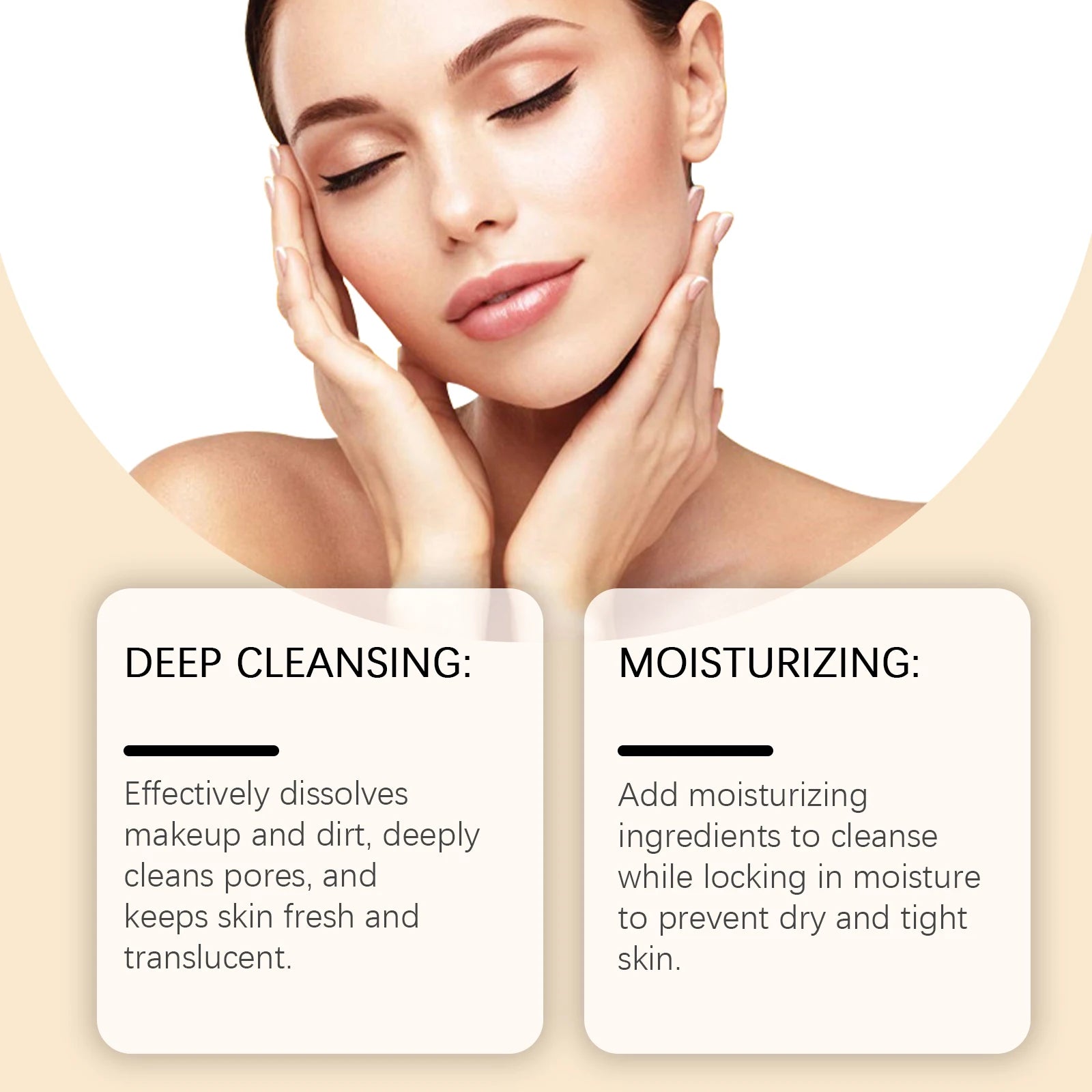 Active Enzyme Makeup Remove Cream Cleaning Pore Dirts Dissolve Makeup No Tight Hydrating Anti-oxidant Face Makeup Remover Oasis Select