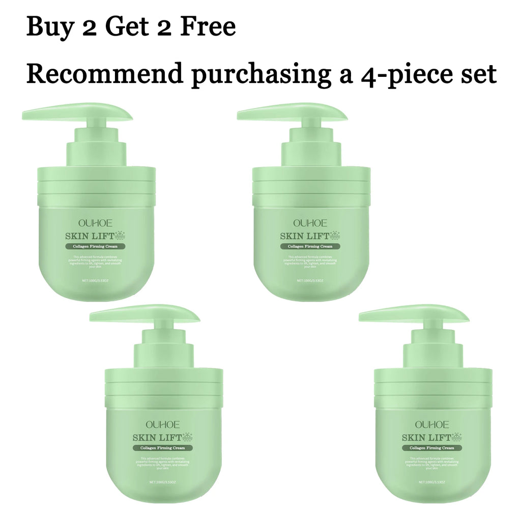 100G Collagen Firming Cream Gentle Hydrating Boosts Skin Elasticity Fade Fine Lines Smoothing Lifting Firming Body Lotion Oasis Select 4 pcs United States
