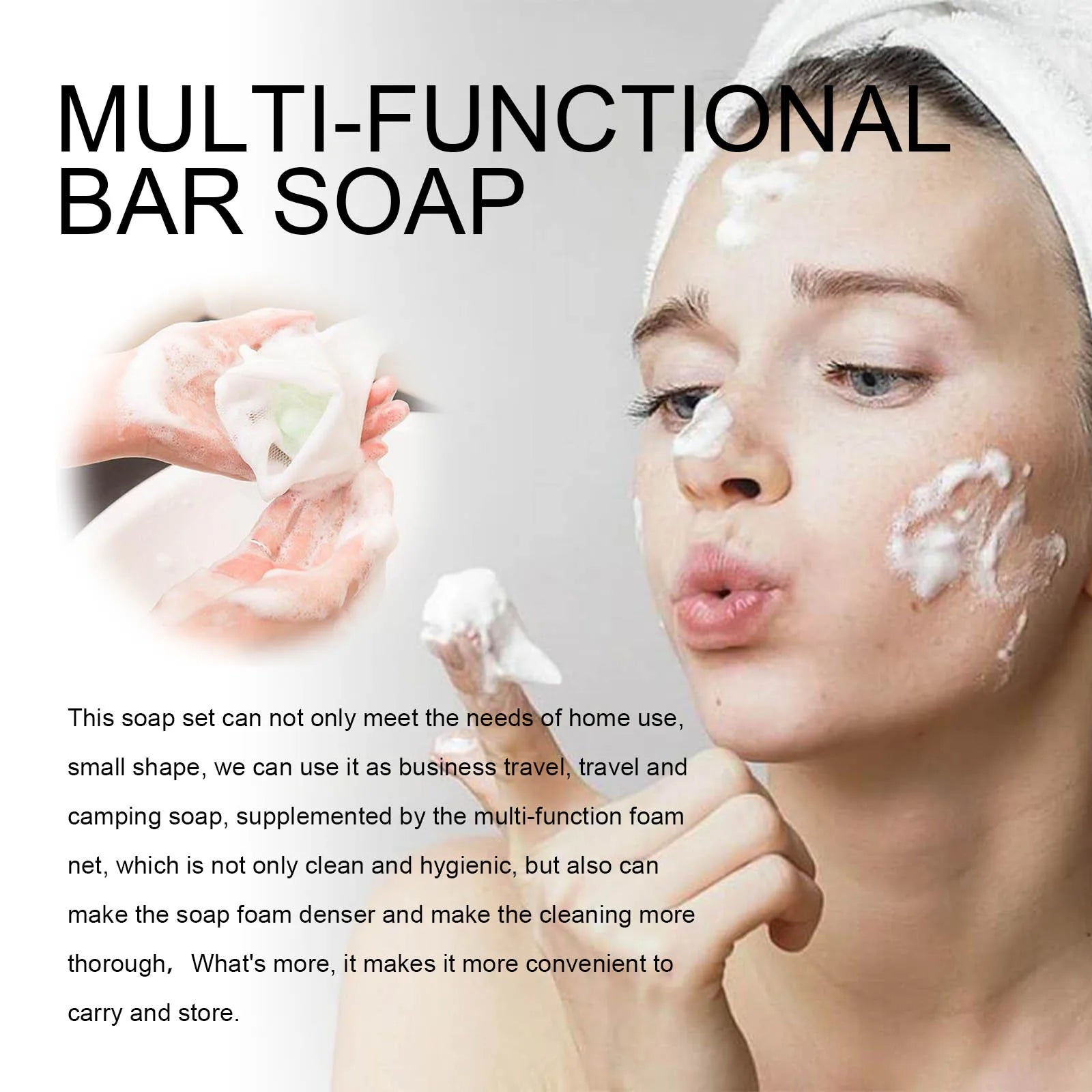 Multi Scent Body Washing Soap Bar Gentle Cleaning Pores Non-tight Oil Control Enhance Smoothness Lasting Fragrance Body Soap Oasis Select