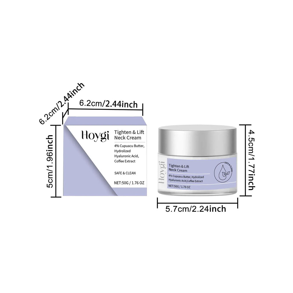 Hoygi Neck Care Cream Moisturizing Fade Wrinkles Firming Lifting Enhance Skin Elasticity Smoothing Non-greasy Neck Care Cream Oasis Select