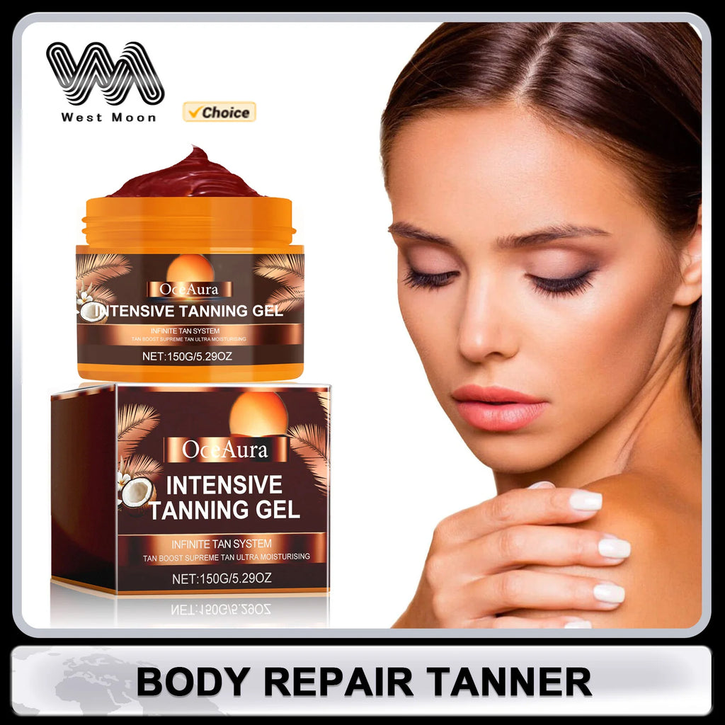 Intensive Tanning Gel Nourish Skin Hydrate Repairing Sunless Tan Booster Bronzing Summer Sunbed Beach Tanning Accelerator Cream Oasis Select Default Title