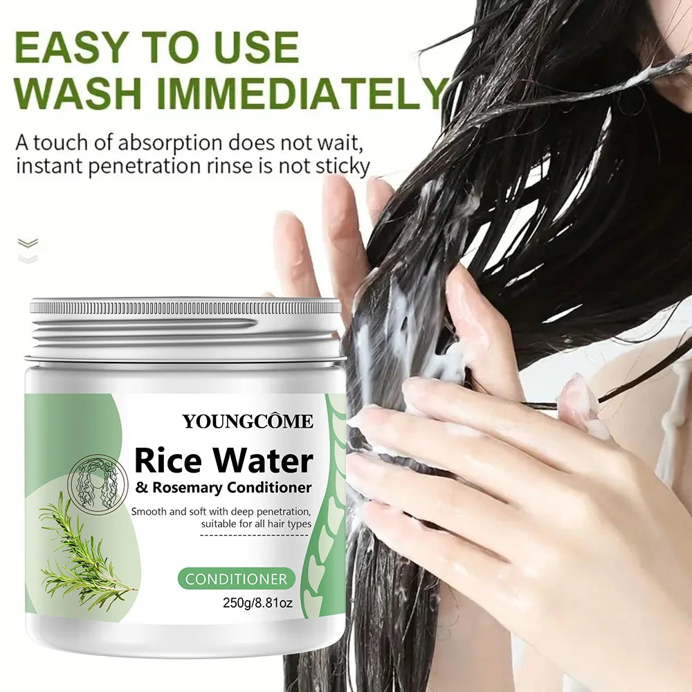Rice Water & Rosemary Conditioner – Volumizing & Nourishing