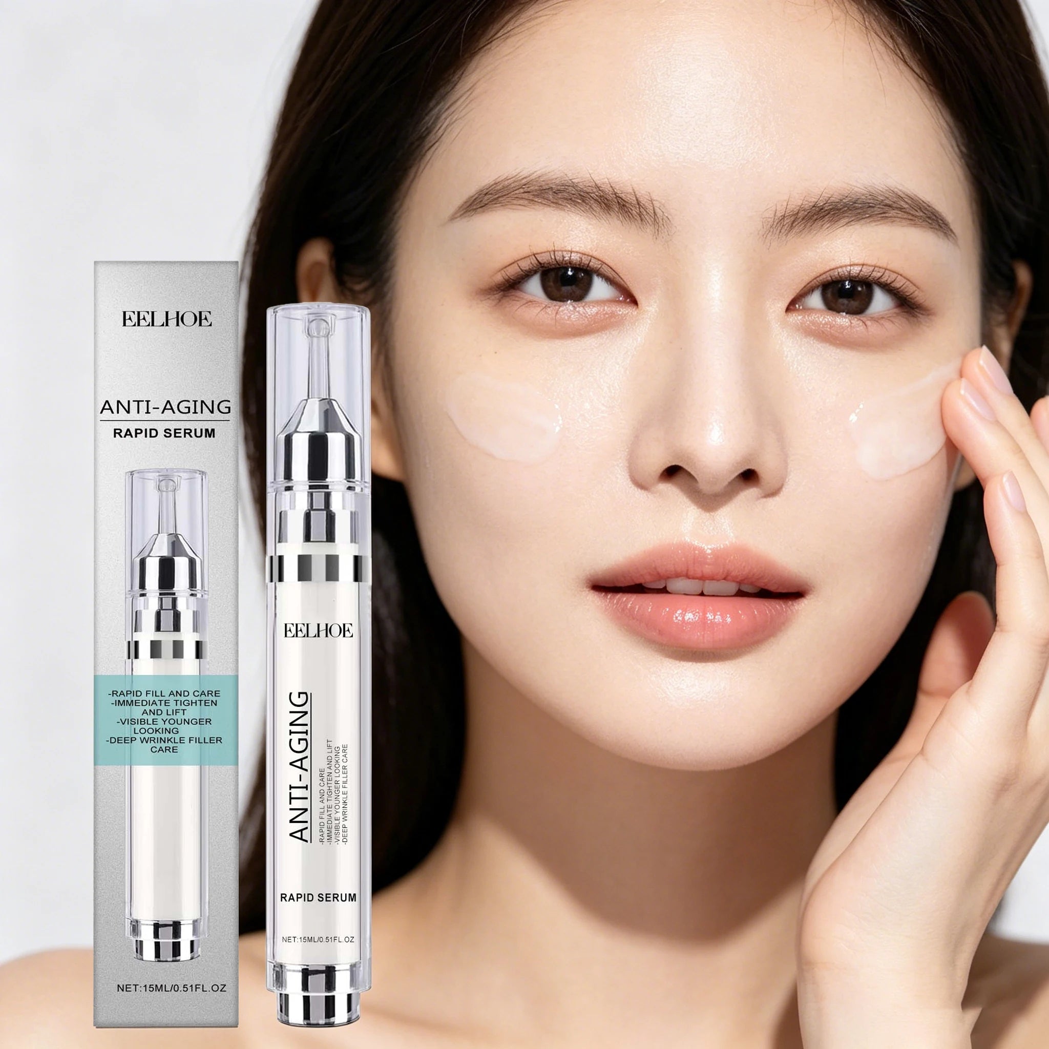 15ML Face & Neck Care Serum Deep Moisturizing Enhance Smoothness Nourishing Fade Fine Lines Firming Lifting Improve Skin Elasticity Glowing Skin Care Serum Oasis Select