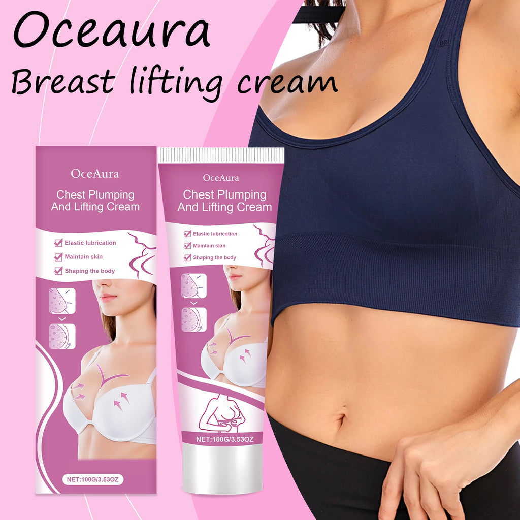Oceaura Breast Lifting Cream Nourishing Enhance Skin Elasticity Lifting Reduce Dryness Non-greasy Refreshing Breast Cream Oasis Select