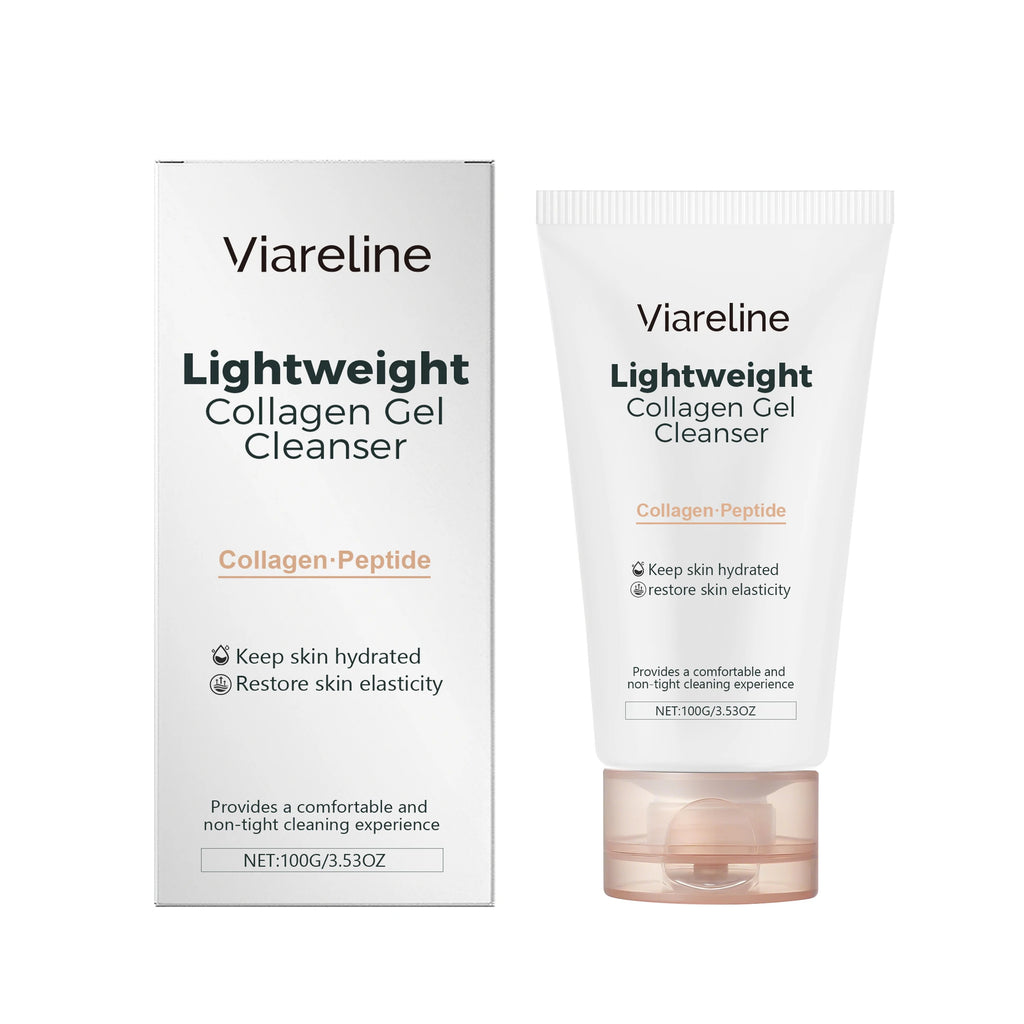 100G Collagen Face Cleaner Gel Gentle Remove Pore Dirts Oil Control Improve Smoothness Refreshing No-tight Facial Cleaner Gel Oasis Select 100g United States