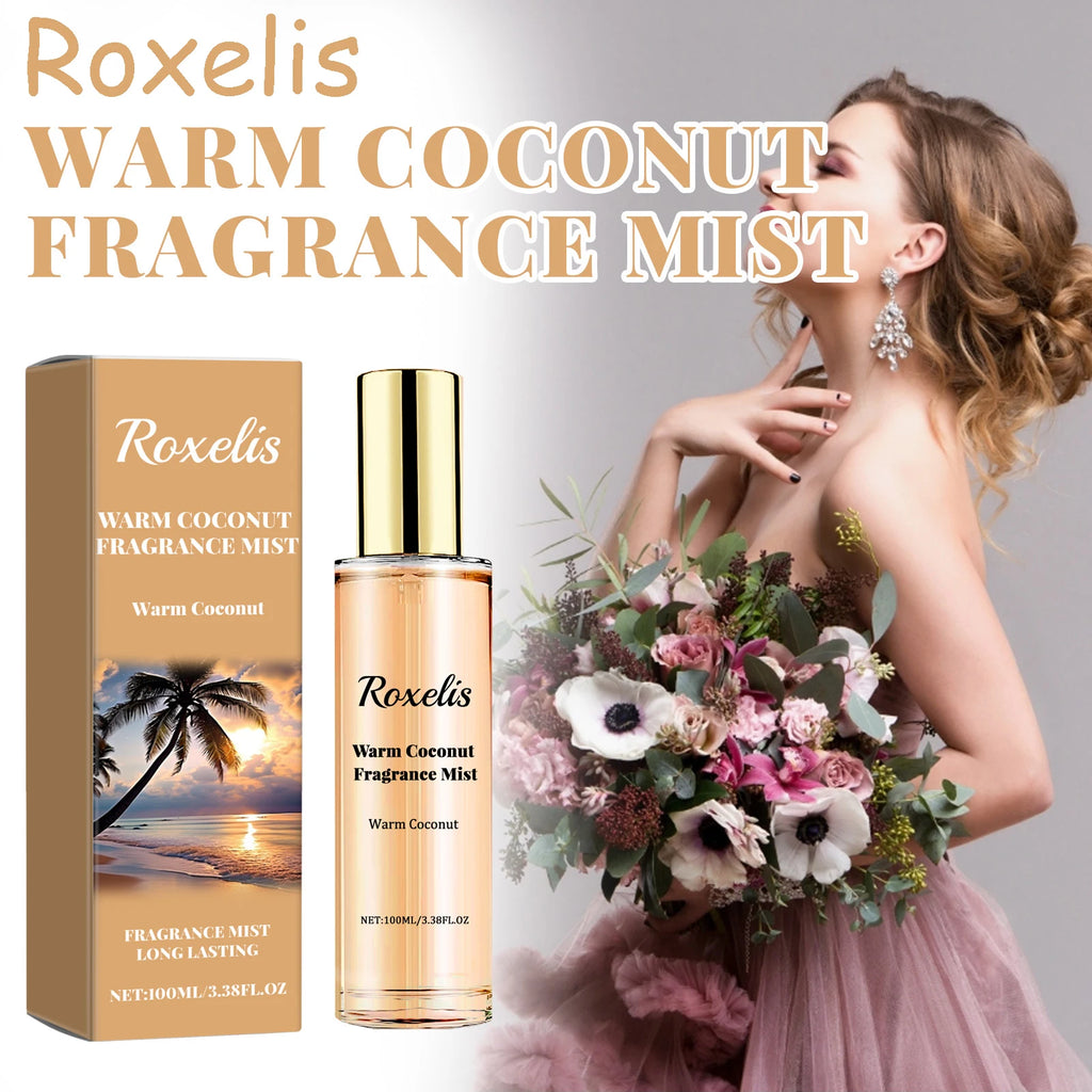 Roxelis Coconut Pefume Spray for Women Natural Romantic Scent Lasting Charming Flirting Freshing Pheromone Women Perfume Mist Oasis Select