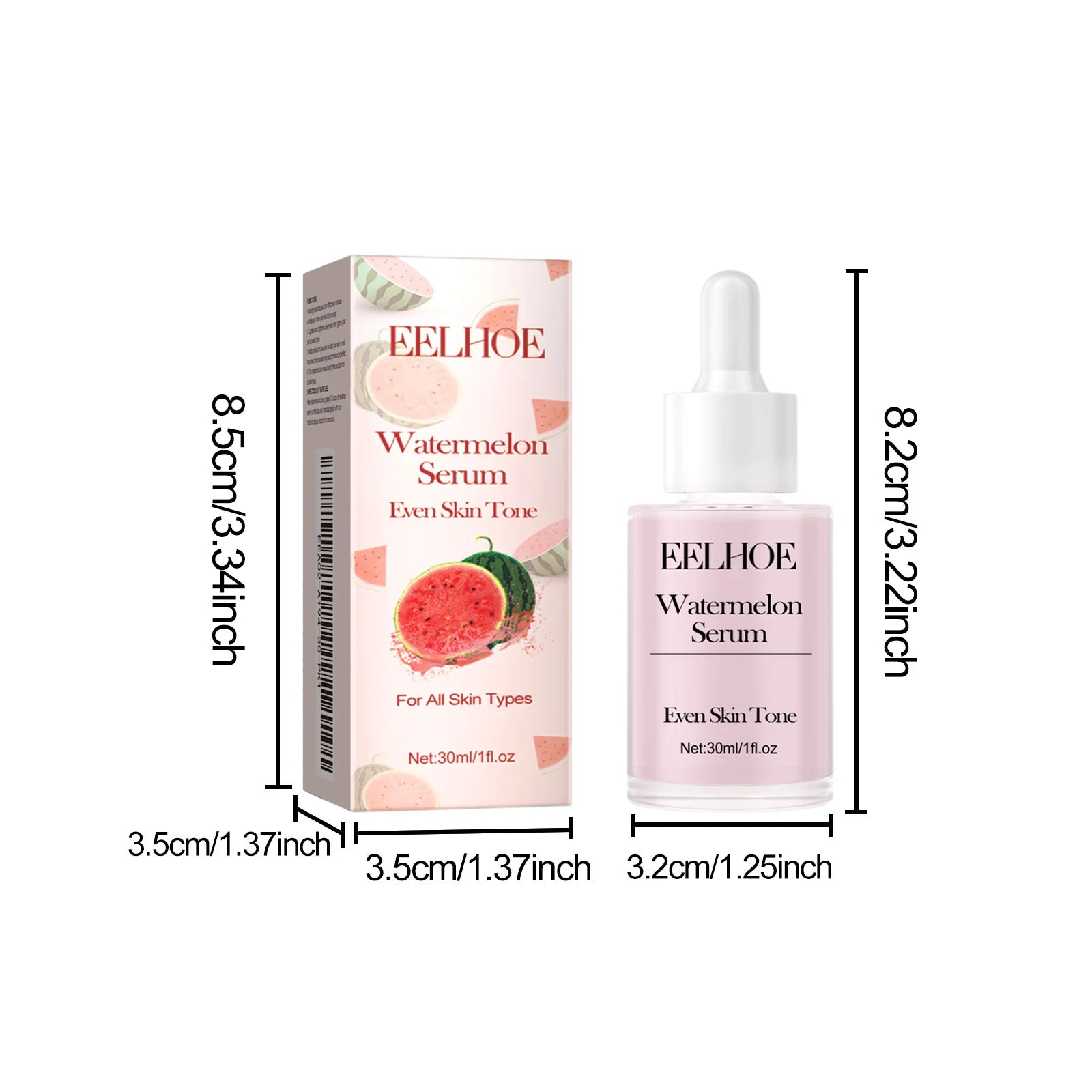 30ml Watermelon Serum Moisturizing Nourishing Enhance Smoothness Anti-oxidant Fade Fine Lines Reduce Dryness Softening Glowing Face Serum Oasis Select
