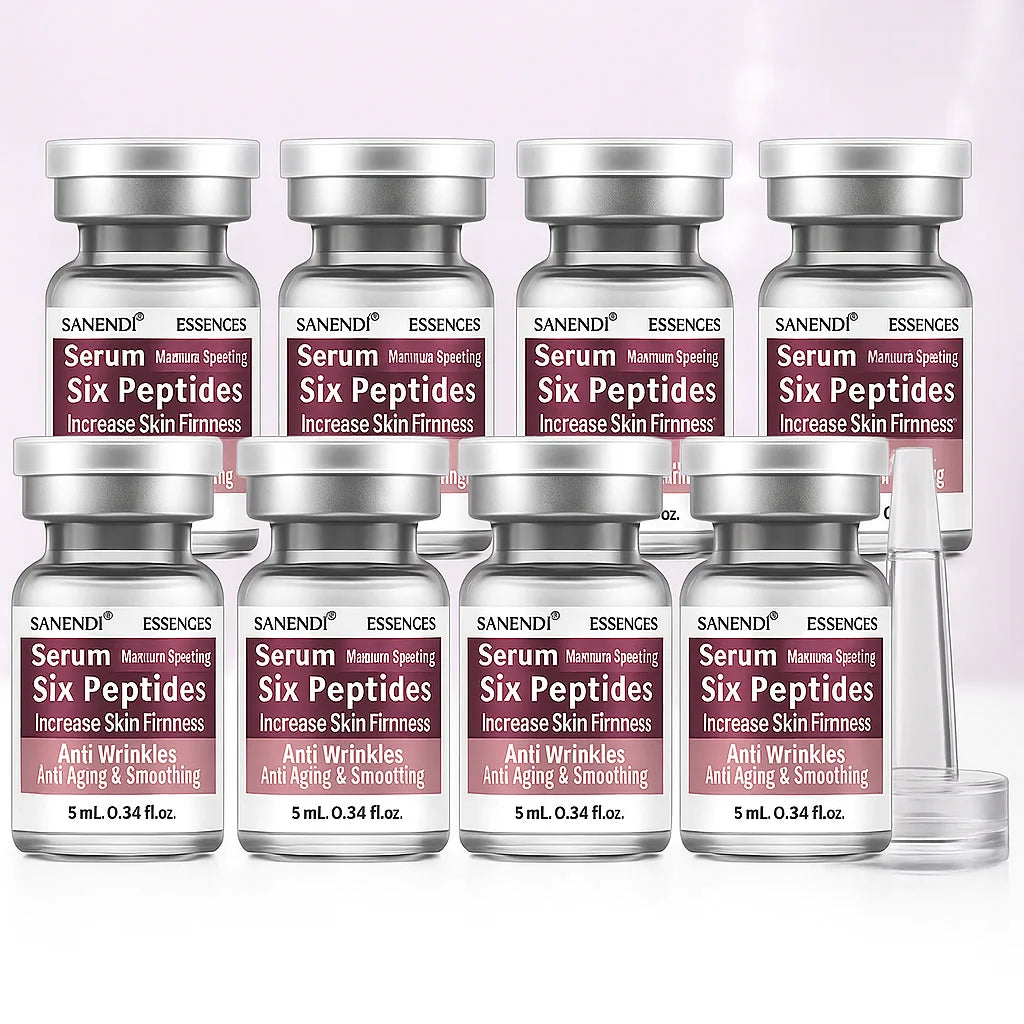Korean Six Peptide Hyaluronic Acid Face Serum – 10 Ampoules Face Ampoule Serum Oasis Select