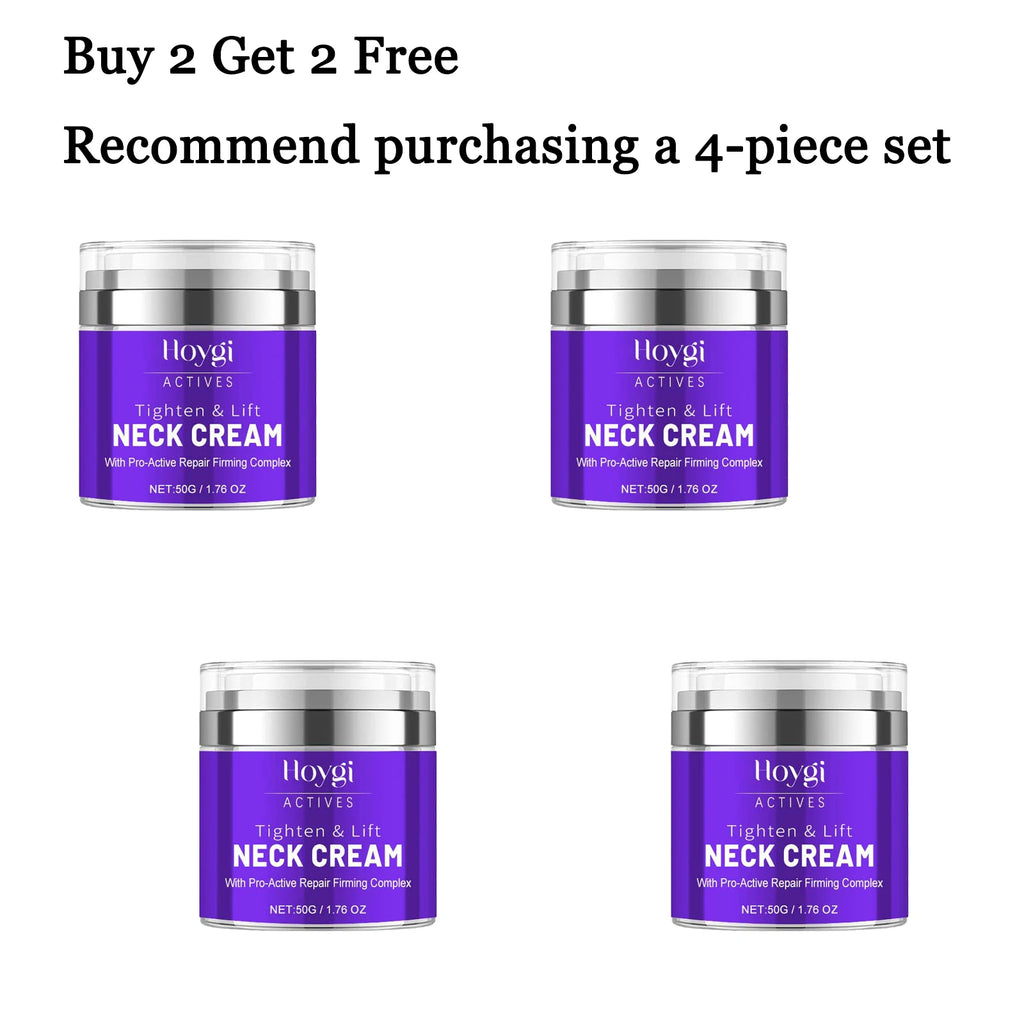 50G Neck Firming Cream Moisturizing Fade Fine Lines Enhance Skin Elasticity Repairing Dryness Glowing Tightening Neck Skin Cream Oasis Select 4 pcs United States