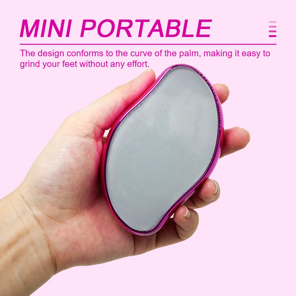 Hair Removal Apparatus Nano Glass Fast Safe Painless Hair Removal Washable No Skin Damage Home Use Exfoliator Hair Sharpener Oasis Select