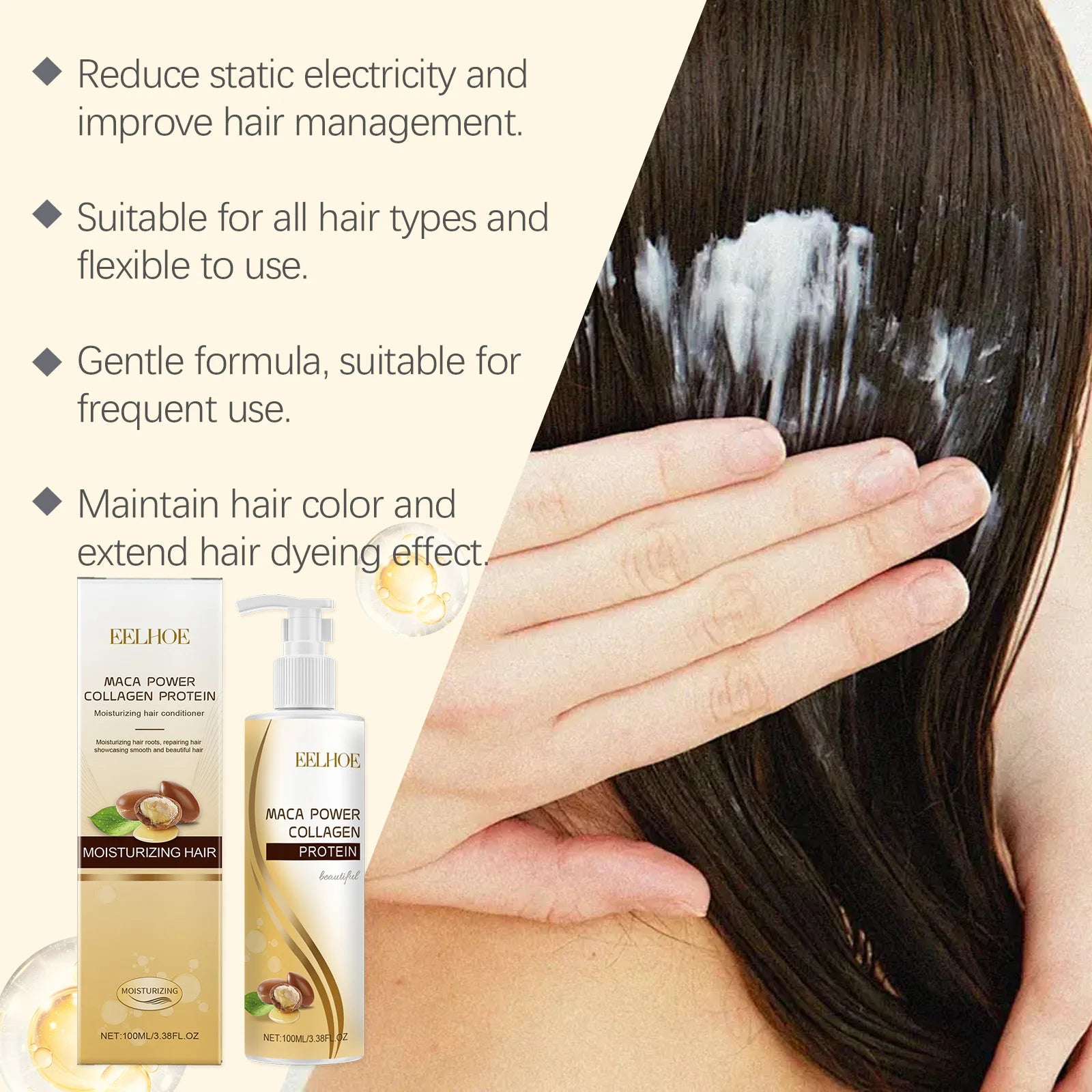 EELHOE Collagen Keratin Shampoo & Repair Mask | 100ml