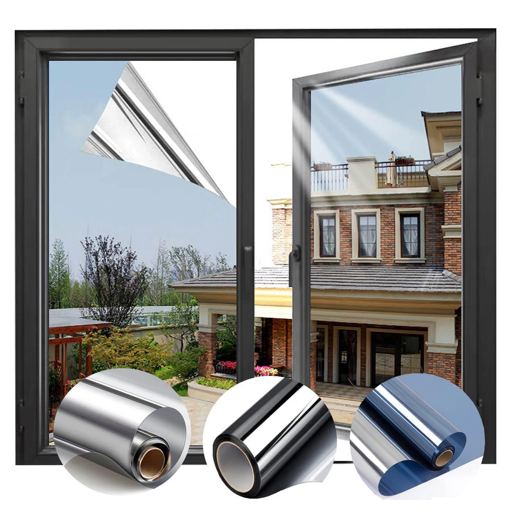 Heat-Insulate Privacy-Protect And Sun-Protective Window Film Electrostatic Adsorption One-Way Vision Heat-Insulate Window Film. Oasis Select