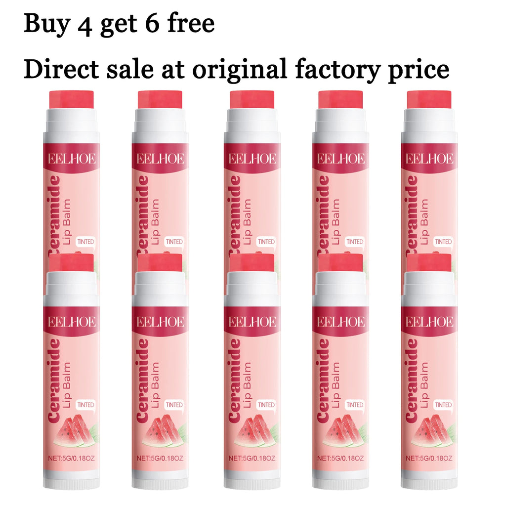5G Watermelon Lip Balms Moisturizing Fade Fine Lines Nourishing Enhance Smoothness Repairing Damaged Skin Improve Gloss Non-greasy Lip Plumping Balm Oasis Select 10 pcs United States