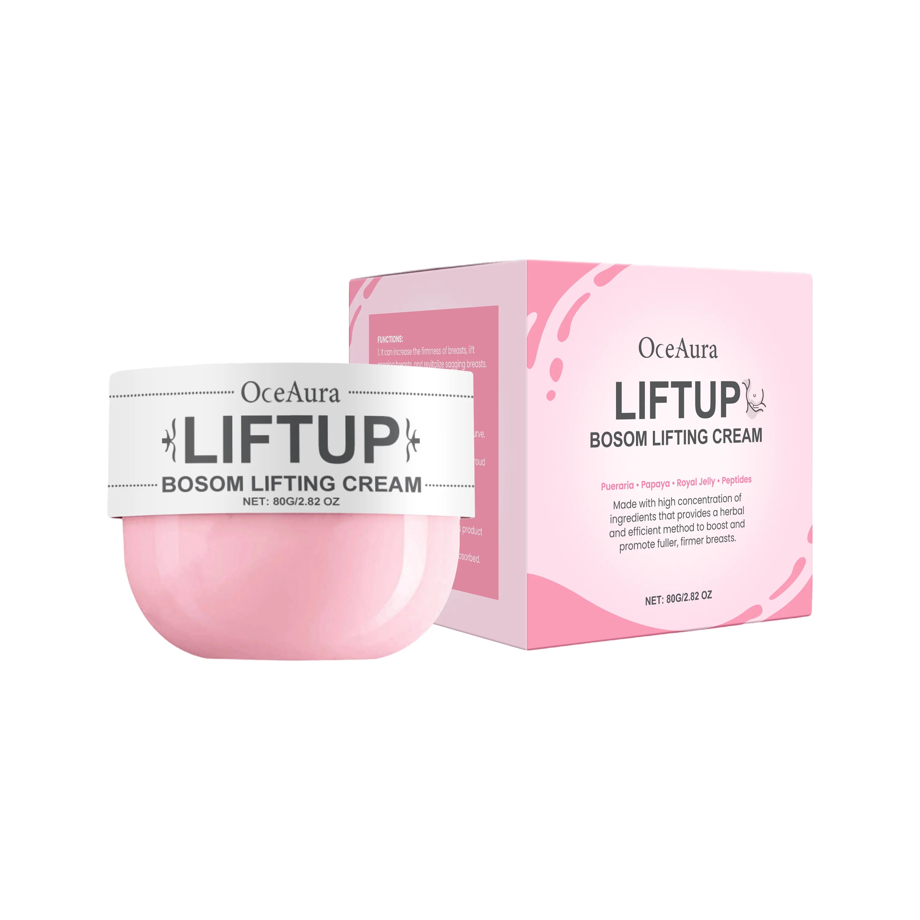Oceaura Breast Care Cream Nourishing Firming Breast Skin Reduce Sagging Daily Massage Improve Skin Elasticity Breast Skin Cream Oasis Select 80g United States