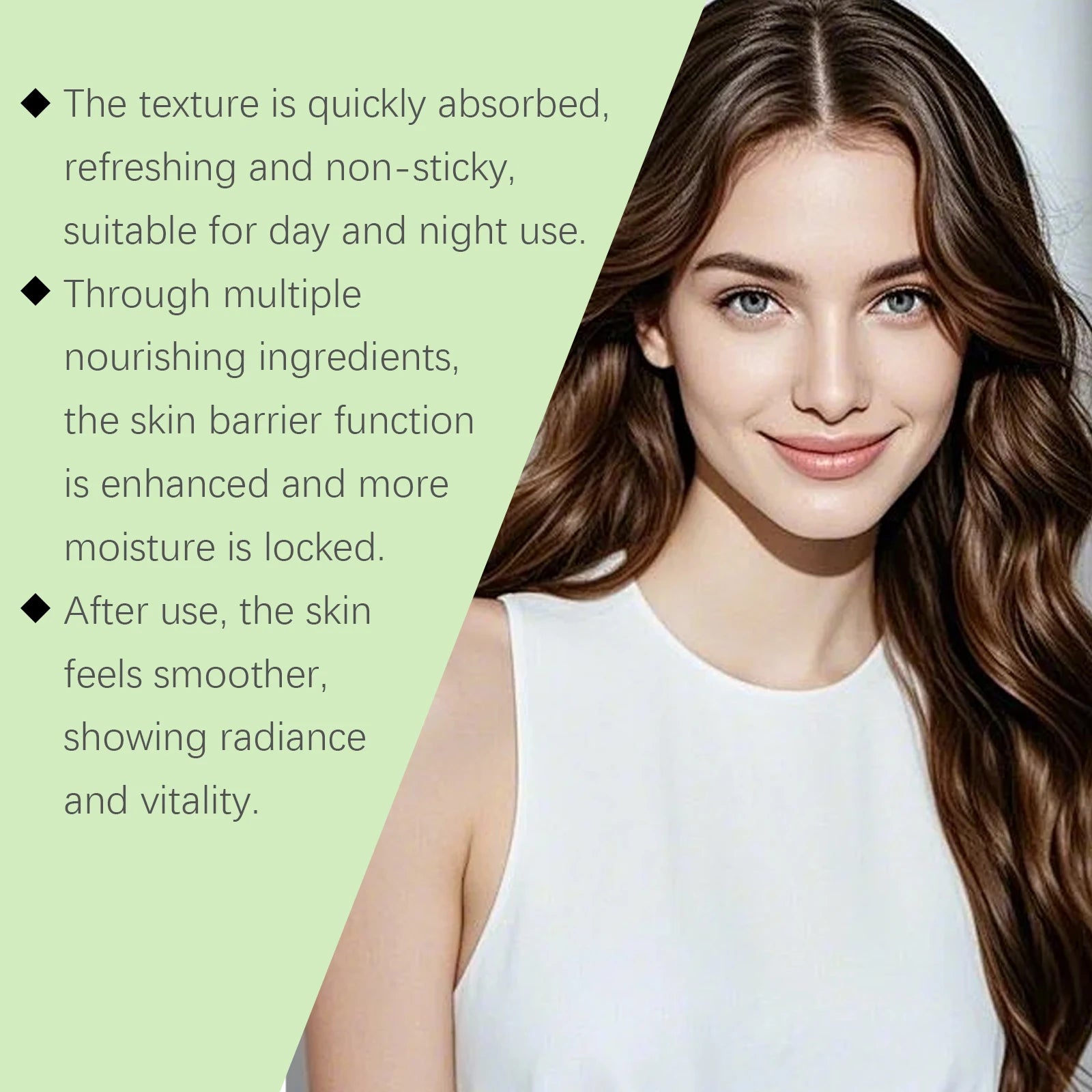 30ML Rice Facial Serum Gentle Moisturizing Improve Skin Texture Restoring Gloss Reduce Roughness Nourishing Refreshing Non-sticky Face Serum Oasis Select