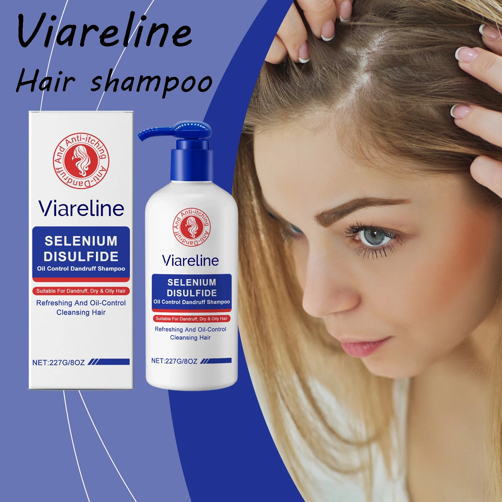 Refreshing Shampoo Deeply Cleaning Scalp Dirts Remove Dandruff Gentle Moisturizing Volumizing Thickening Smoothing Hair Shampoo Oasis Select