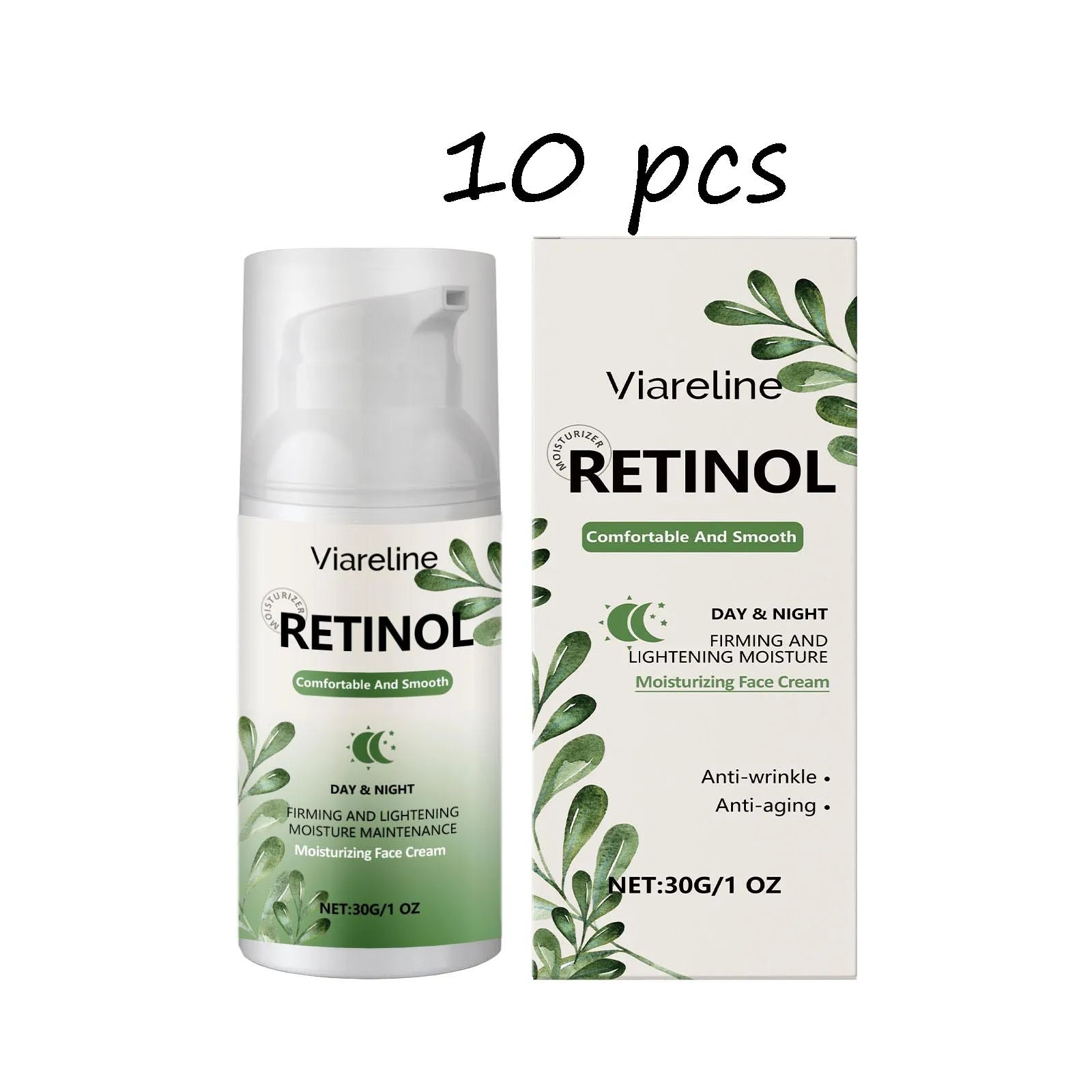 Viareline Retinol Face Cream Deeply Moisturizing Firming Skin Improve Skin Texture Enhance Smoothness Tightening Facial Cream Oasis Select buy 4 free 6 United States