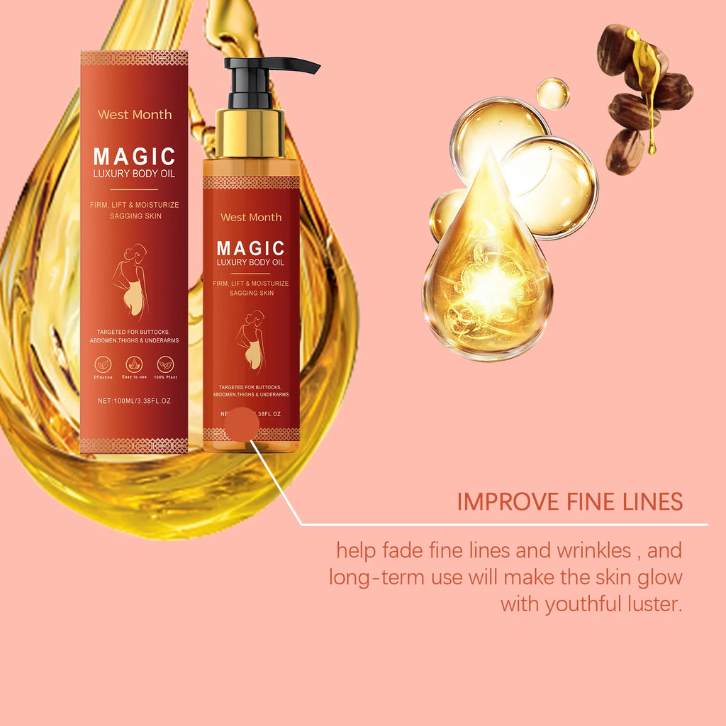 Firming Body Oil Enhance Skin Elasticity Daily Nourishing Reduce Druness Improve Roughness Mild Tightening Body Essential Oil Oasis Select