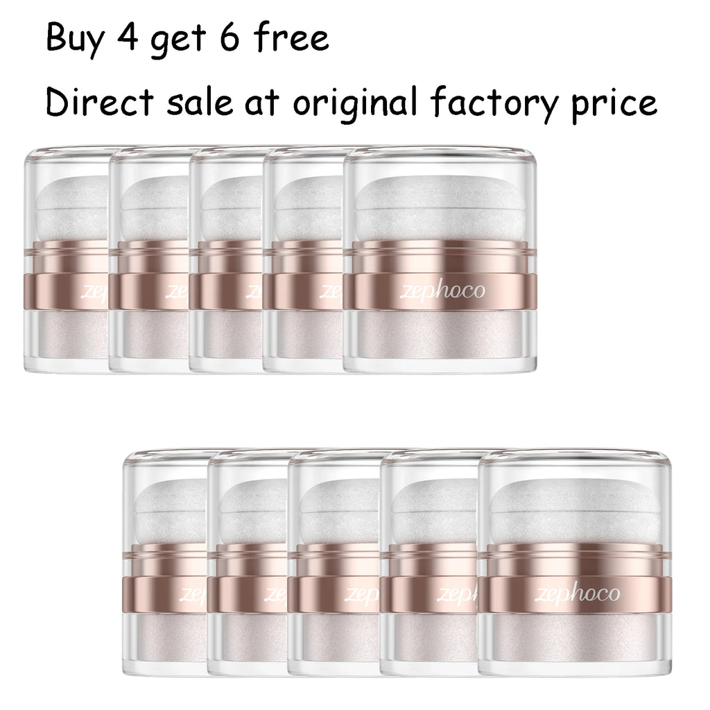 3g Body Pearl Highlighter with Fine Shimmer Hydrating Smooth Texture Lasting Shine Sweatproof Non-sticky Glowing Glitter Powder Oasis Select 10 pcs United States