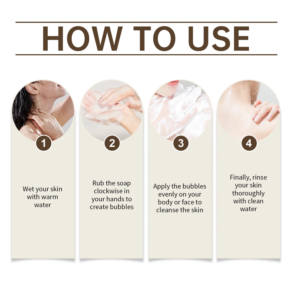 100G Milk Bathing Soap Bar Gentle Cleaning Pores Enhance Smoothness Moisturizing Non-tight Soothing Redness Soap for Face & Body Oasis Select
