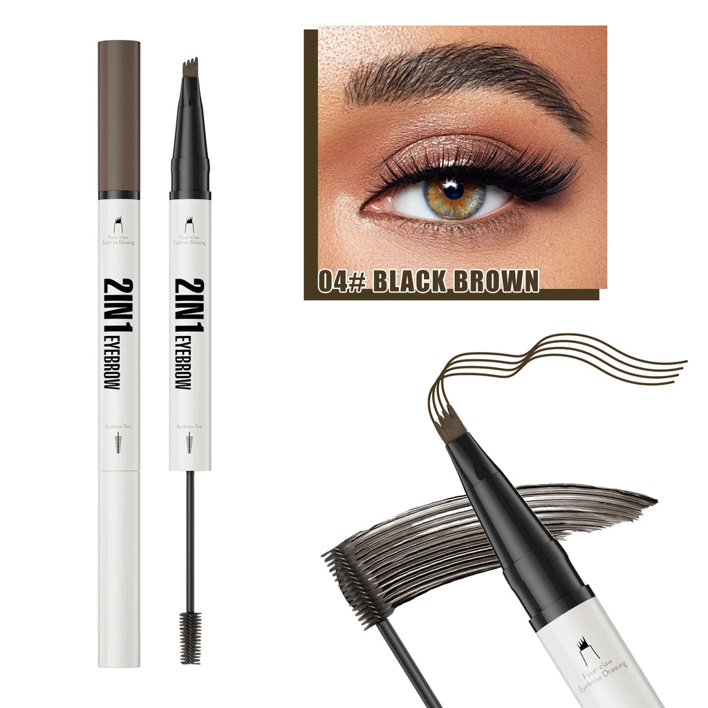 Hello Kiss 4D Microblading Eyebrow Pen – Waterproof Liquid Brow